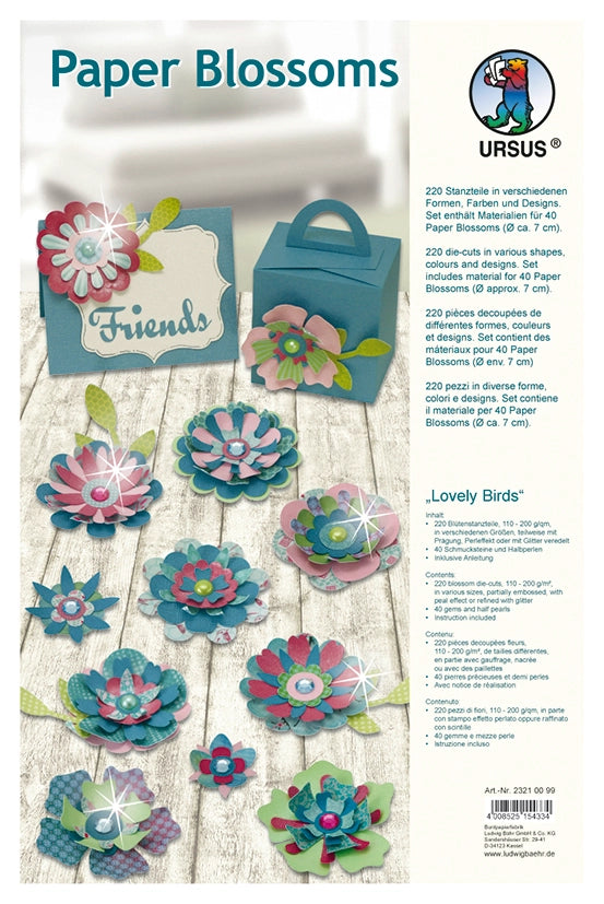 Paper Blossoms - Lovely Birds