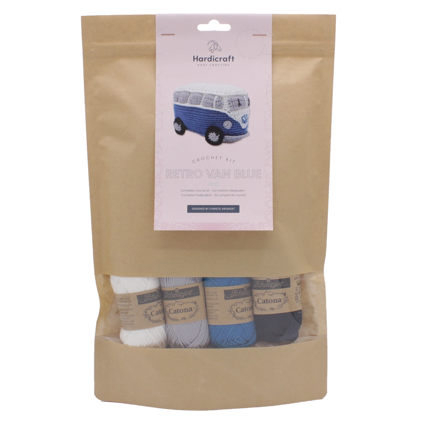 Retro Van Blue (Crochet kit)
