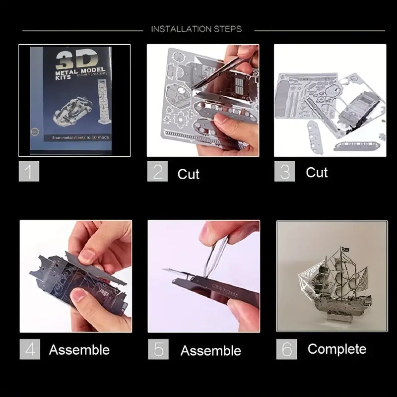 Motorbike (3D Metal Puzzle)