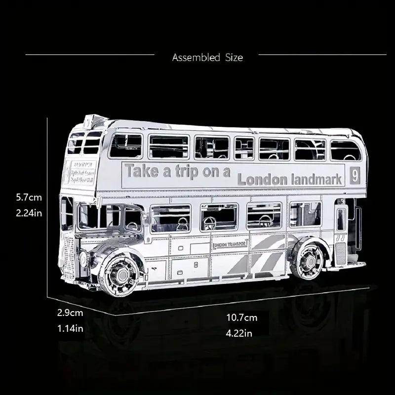 London Bus (3D Metal Puzzle)