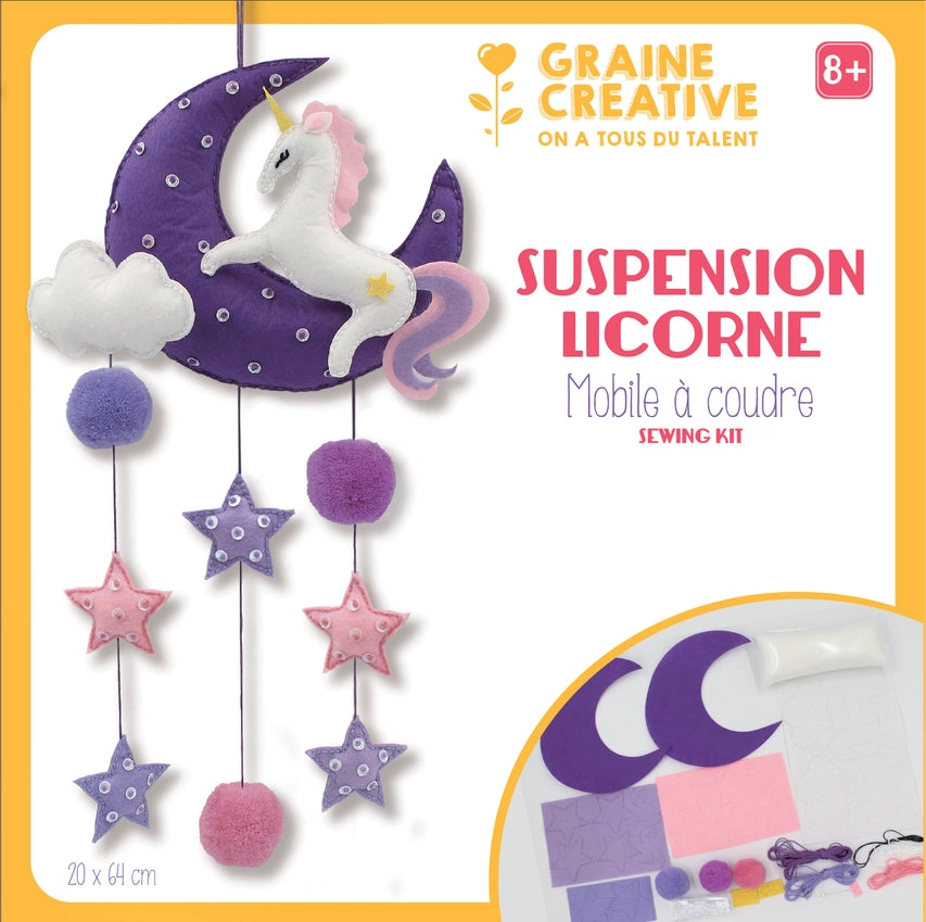 Unicorn Mobile (Sewing kit)