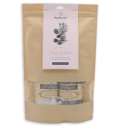 Dirk the Zebra (Crochet kit)