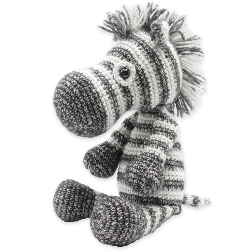 Dirk the Zebra (Crochet kit)