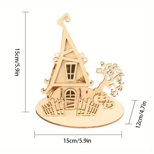 House - Halloween (3D Wooden Puzzle)
