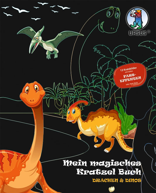 Magic Scratch Book - Dragons & Dinosaurs