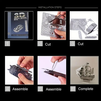 Long nose truck (3D Metal Puzzle)